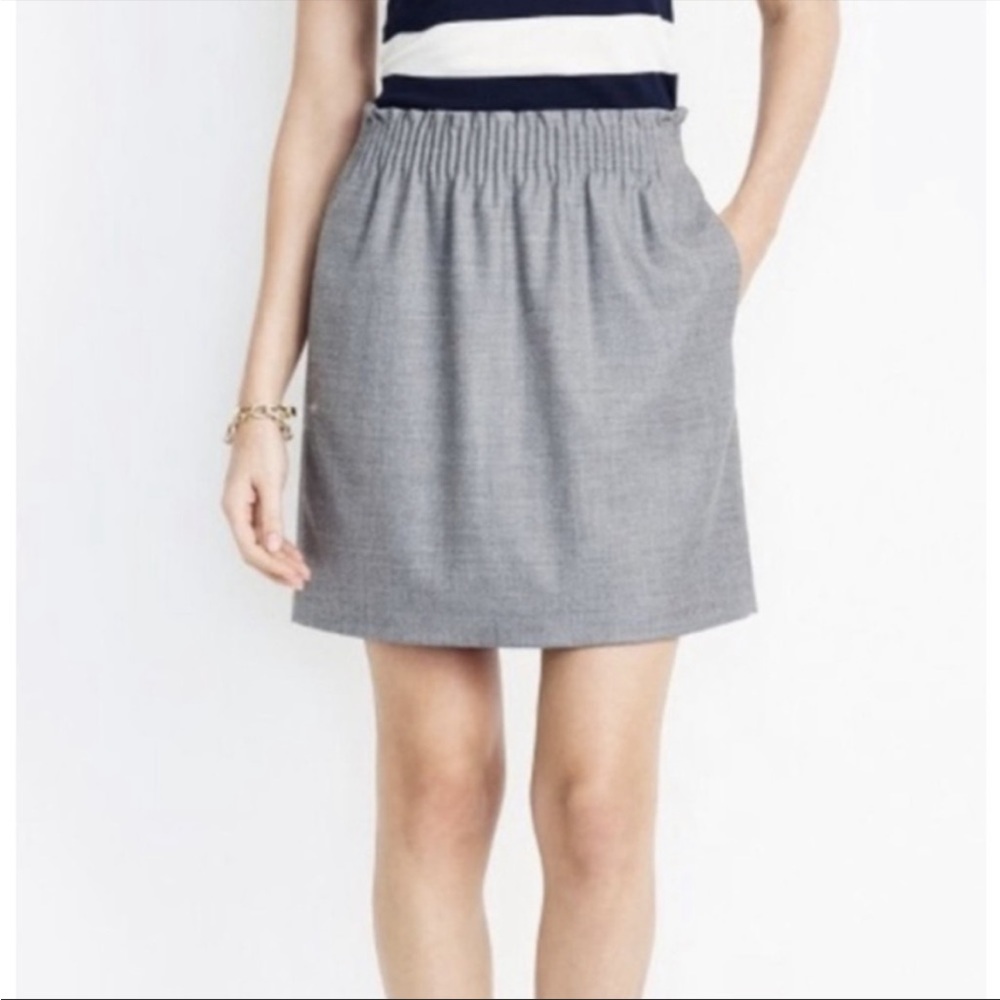 NWT J.Crew high waisted mini pencil skirt with pockets!